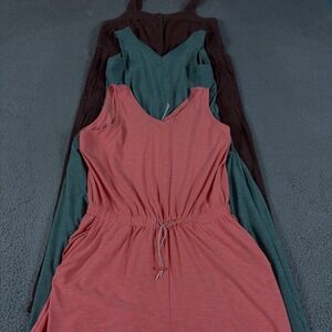 LOT OF 3 Old Navy Jumpsuit Womens XL Breathe On Active Stretch Wide Leg Lounge